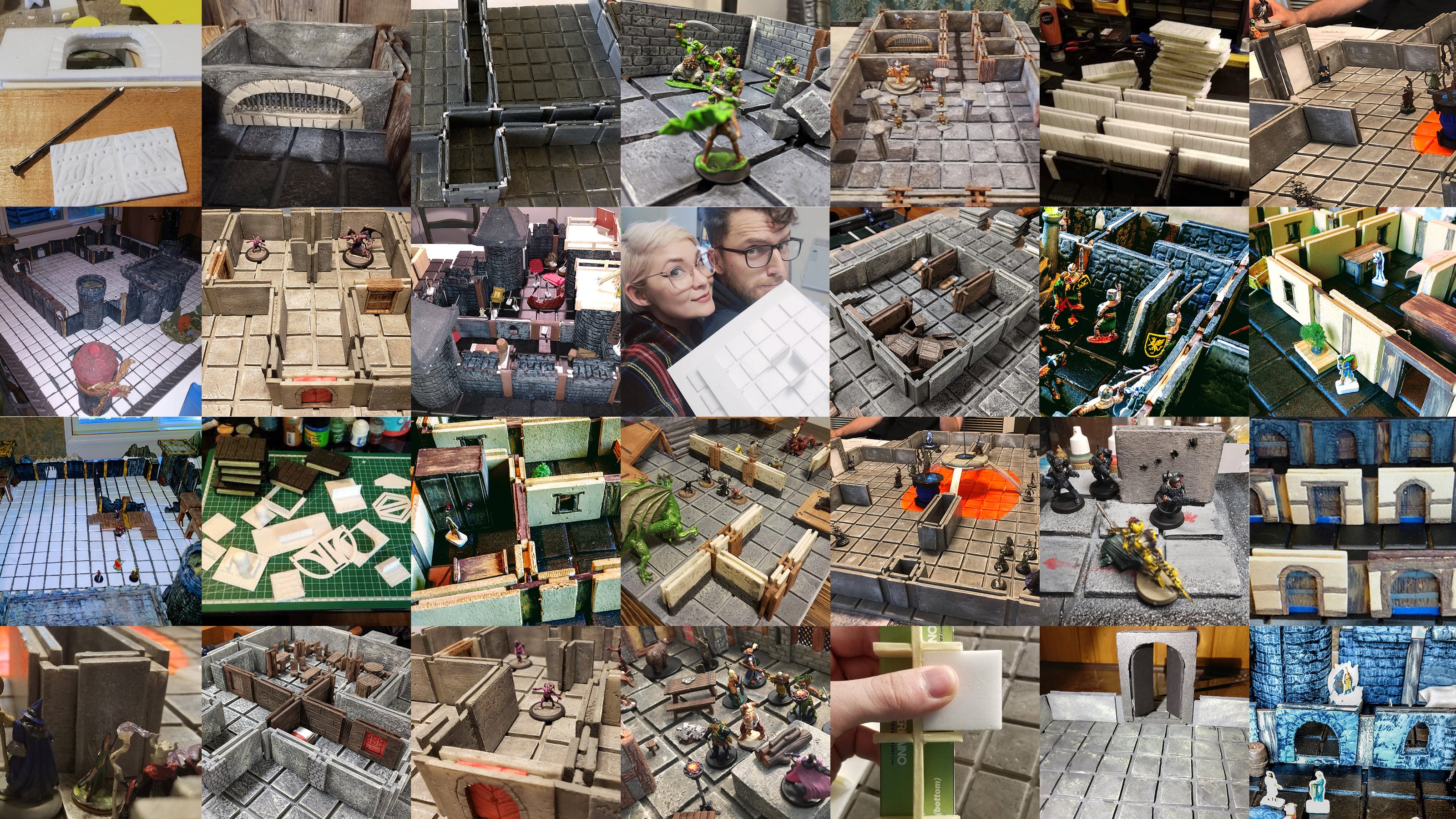 Join thousands of TERRAINO builders from around the world as you build your TERRAINO tabletop terrain set.