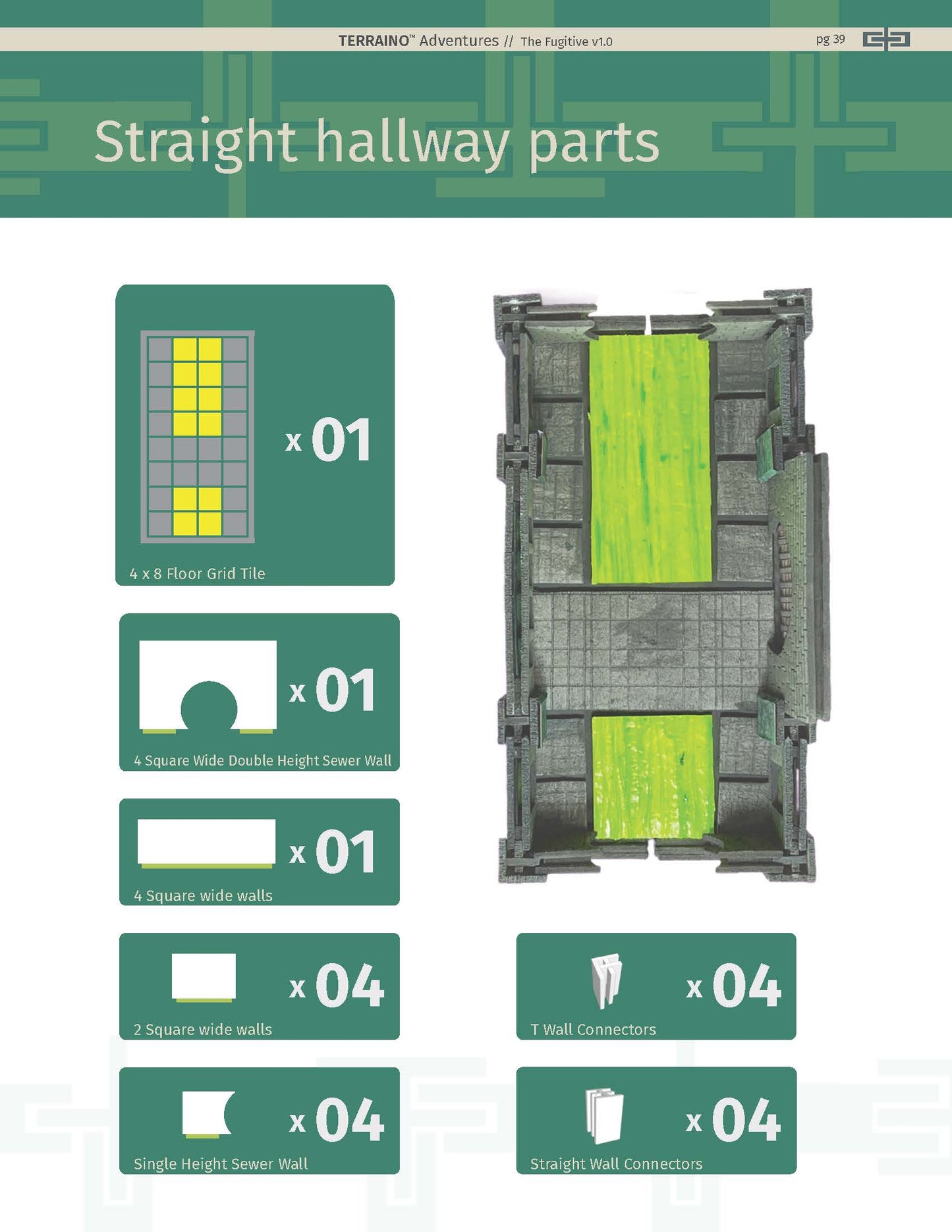 The Fugitive: A 5e/PF2 Adventure with new TERRAINO Templates & Printable Textures