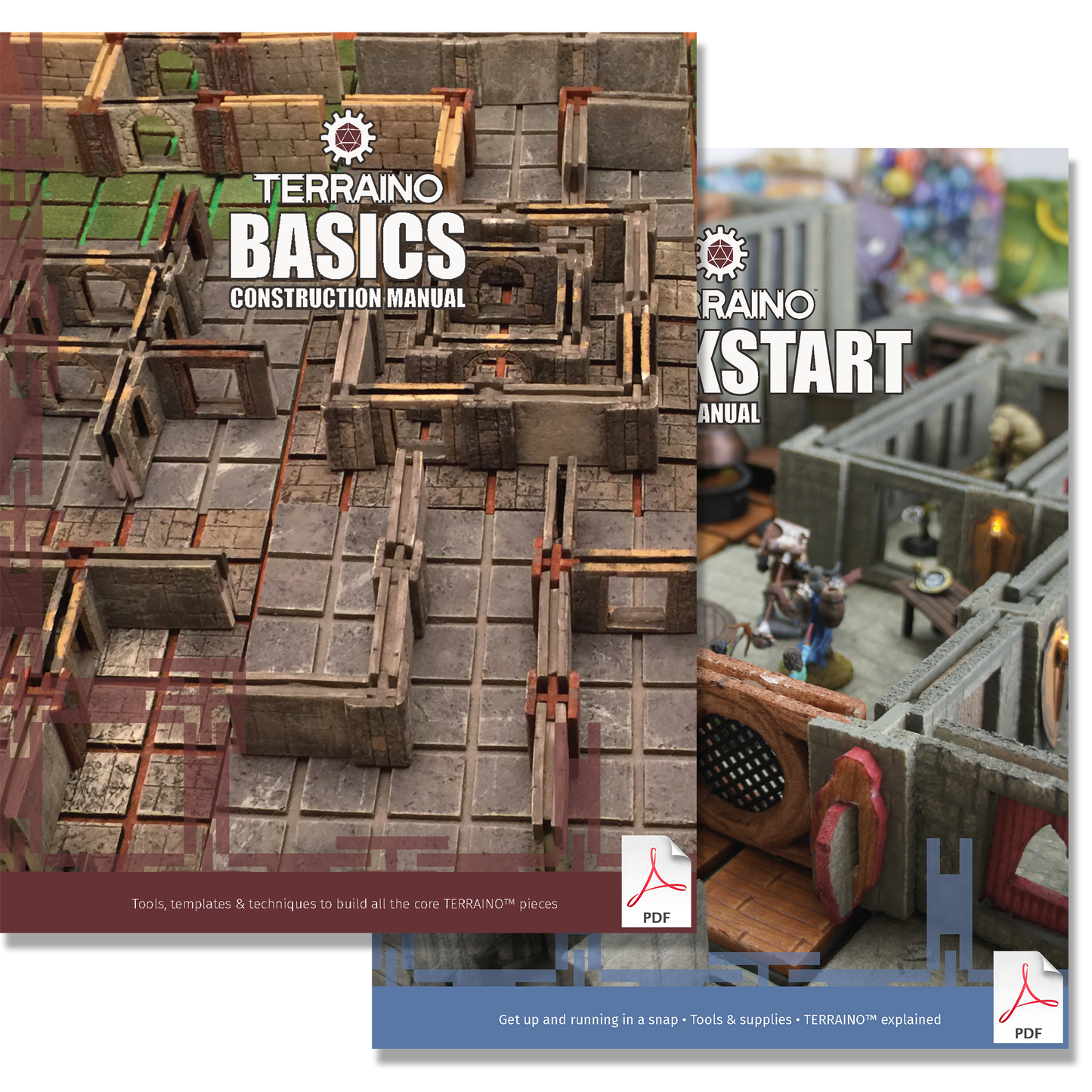 Dungeons Construction Starter Bundle Instructions, Tools & Templates