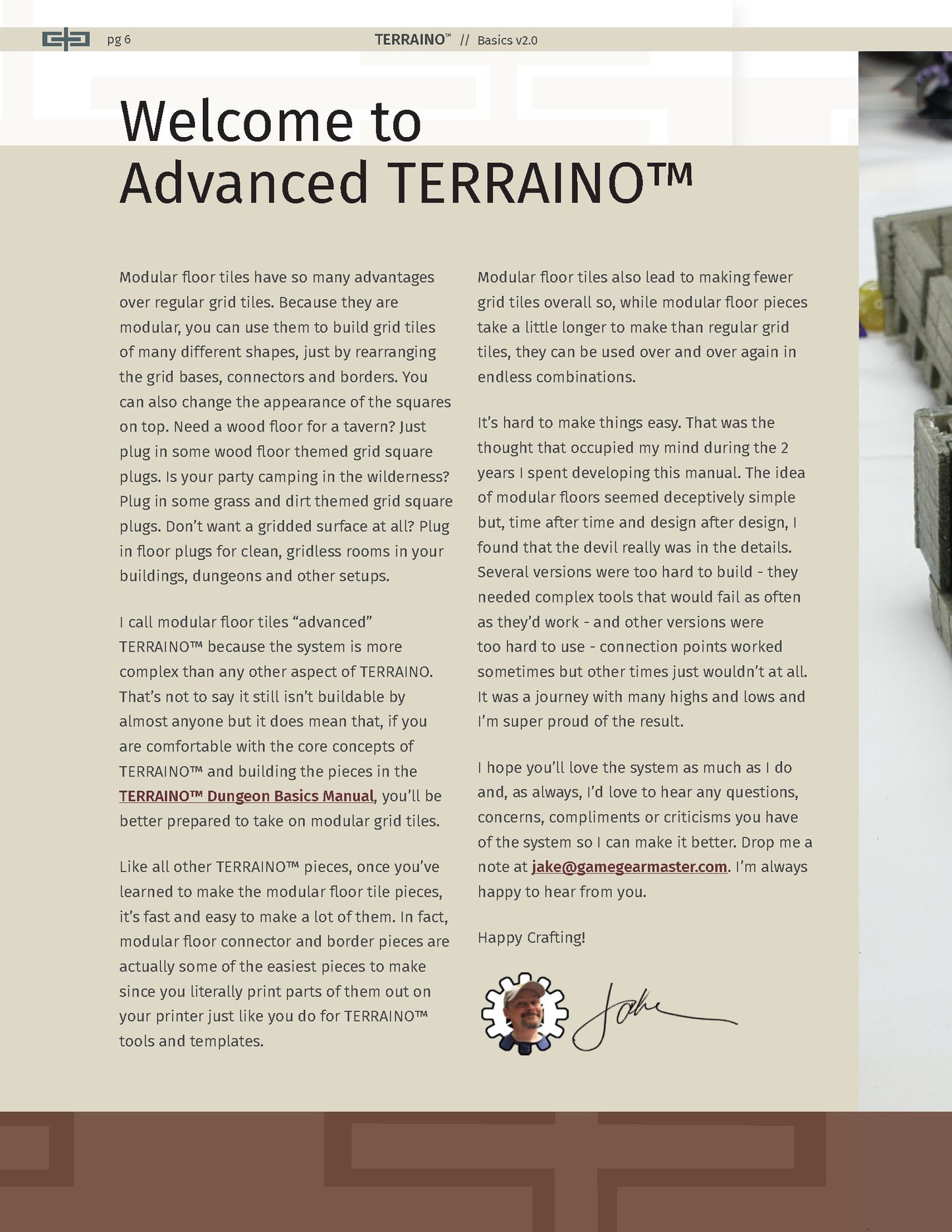 TERRAINO Modular Floor Tiles Instructions, Tools & Templates