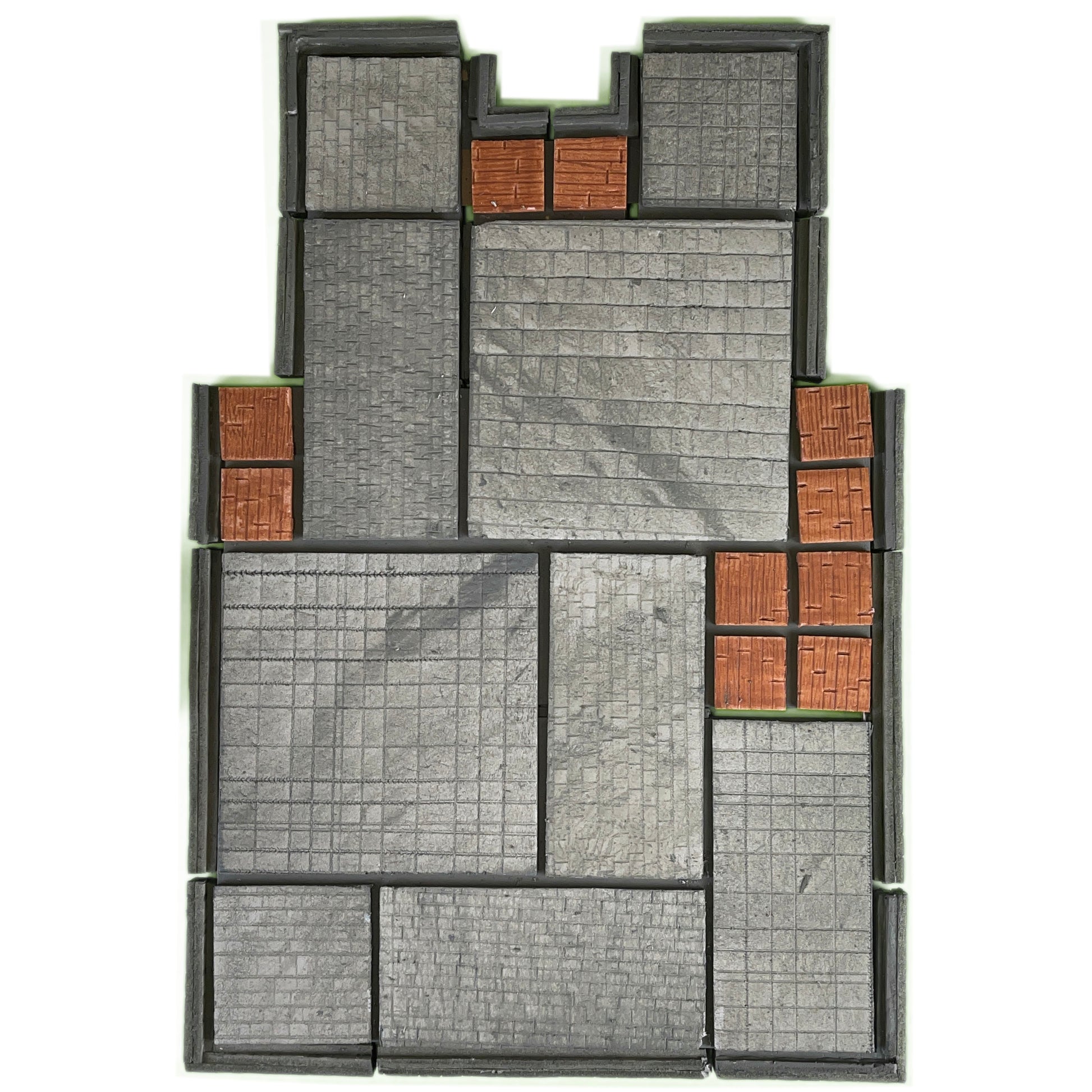 Plug seamless floors and gridded floors into your TERRAINO D&D tabletop terrain setups.