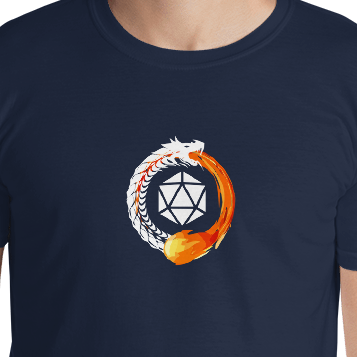 Men's Circle of Fate Shirt - White Imprint