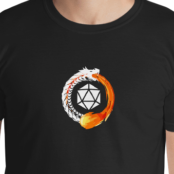 Men's Circle of Fate Shirt - White Imprint