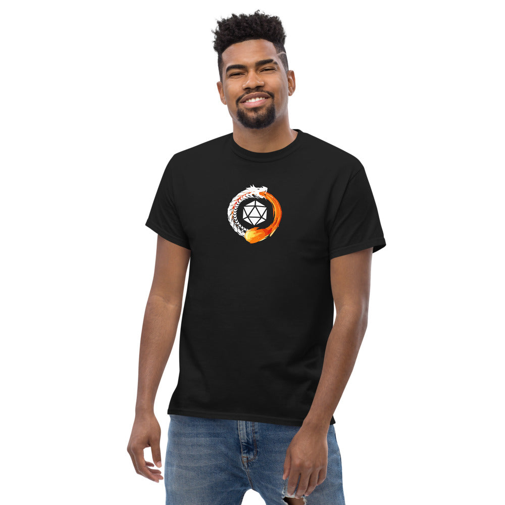 Men's d20 Dragonfire Circle of Fate Heavyweight T-Shirt - Light Imprint