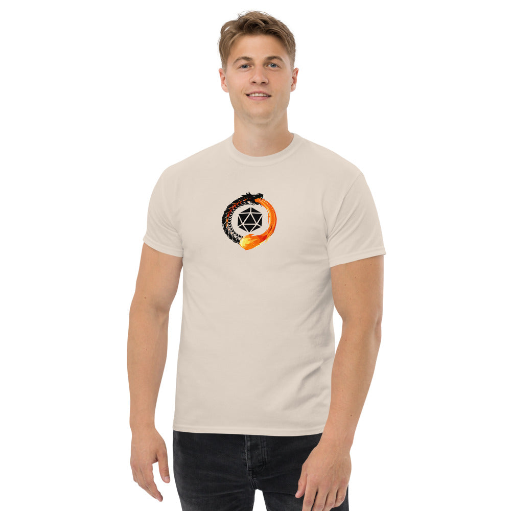 Men's d20 Dragonfire Circle of Fate Heavyweight T-Shirt - Dark Imprint