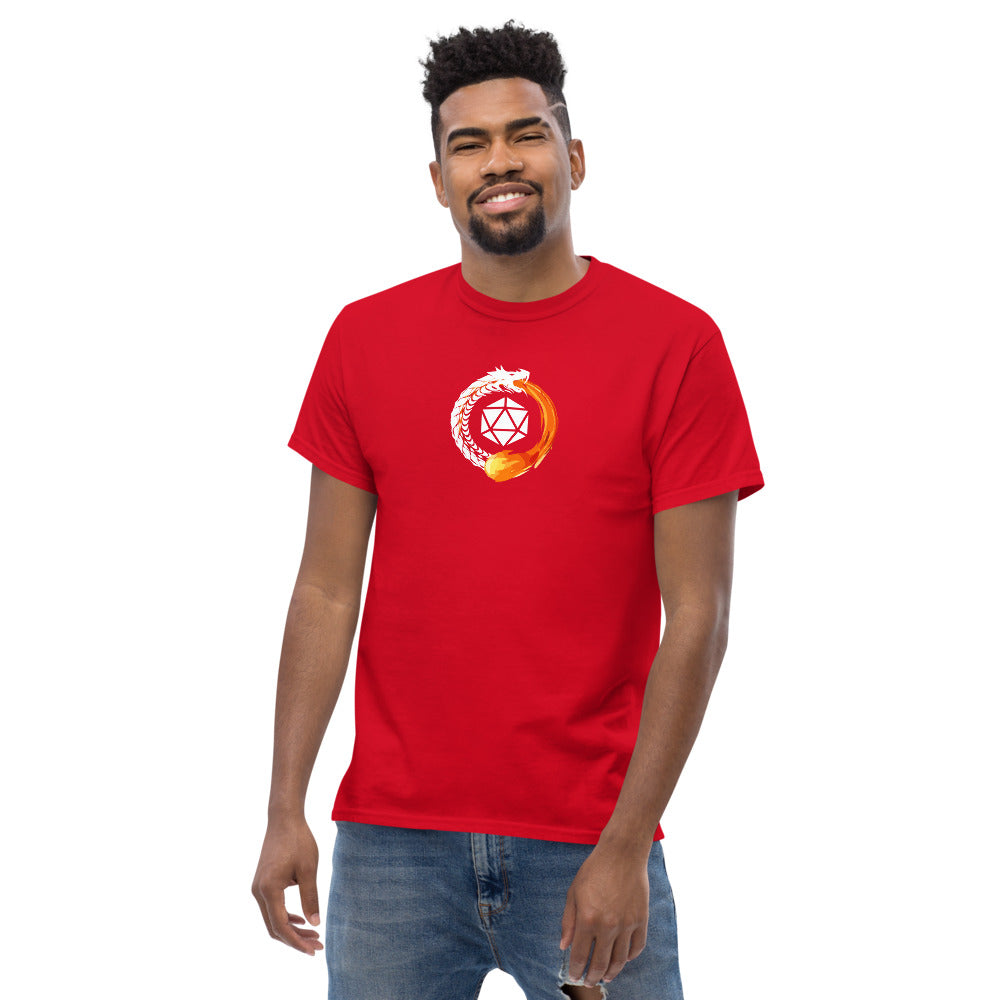 Men's d20 Dragonfire Circle of Fate Heavyweight T-Shirt - Light Imprint