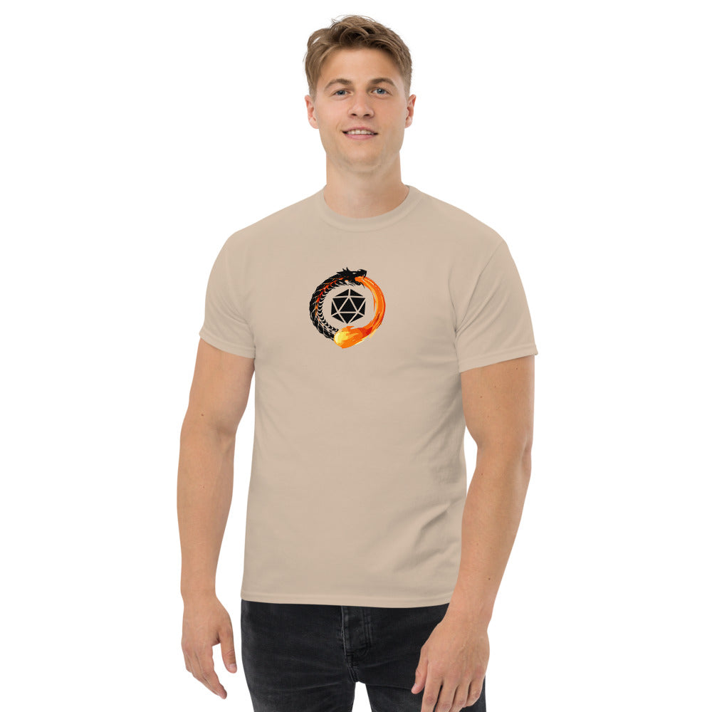 Men's d20 Dragonfire Circle of Fate Heavyweight T-Shirt - Dark Imprint