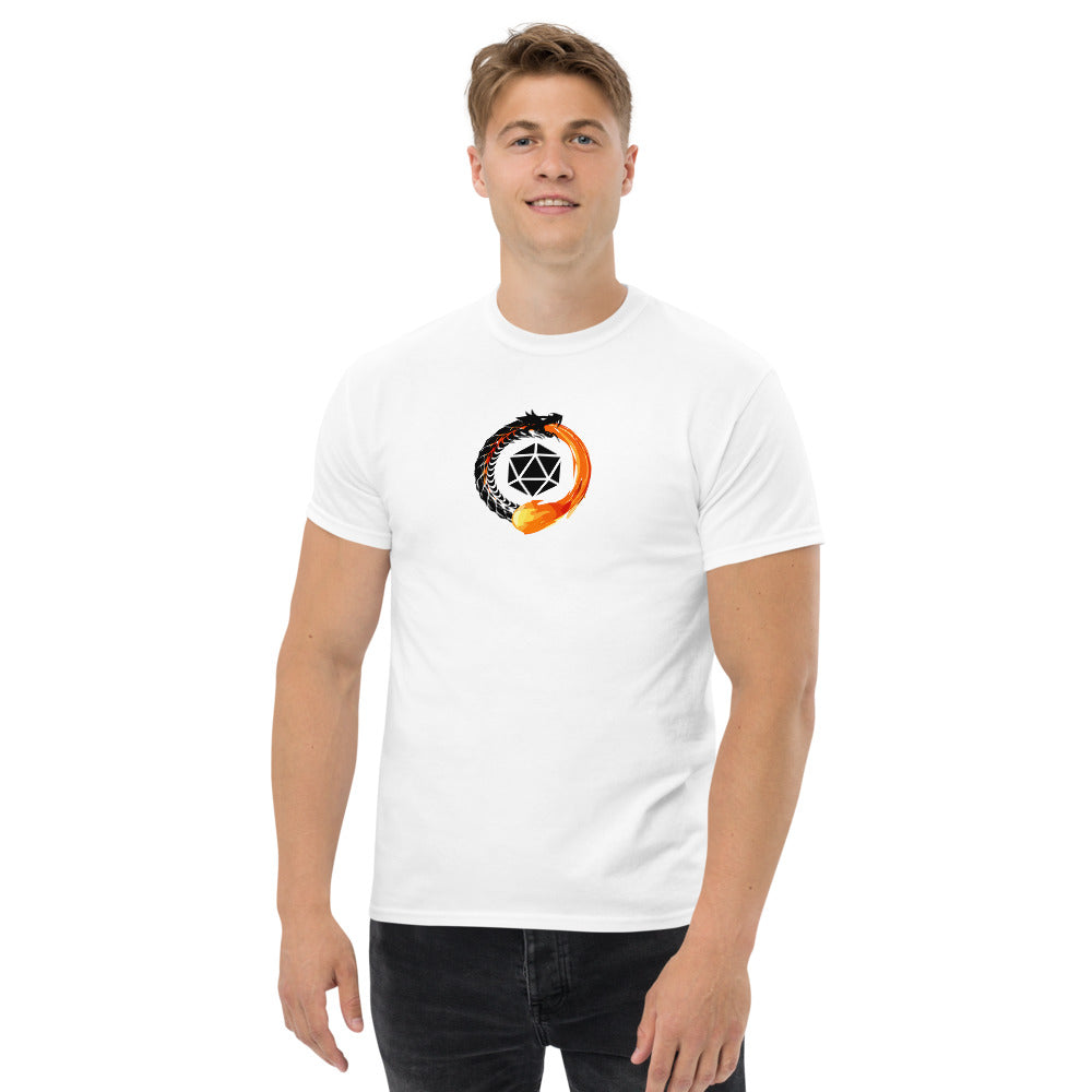 Men's d20 Dragonfire Circle of Fate Heavyweight T-Shirt - Dark Imprint