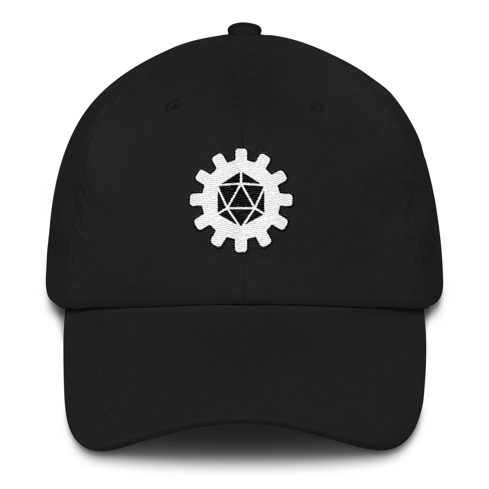 Tabletop Crafting d20 Gear Adjustable Cap