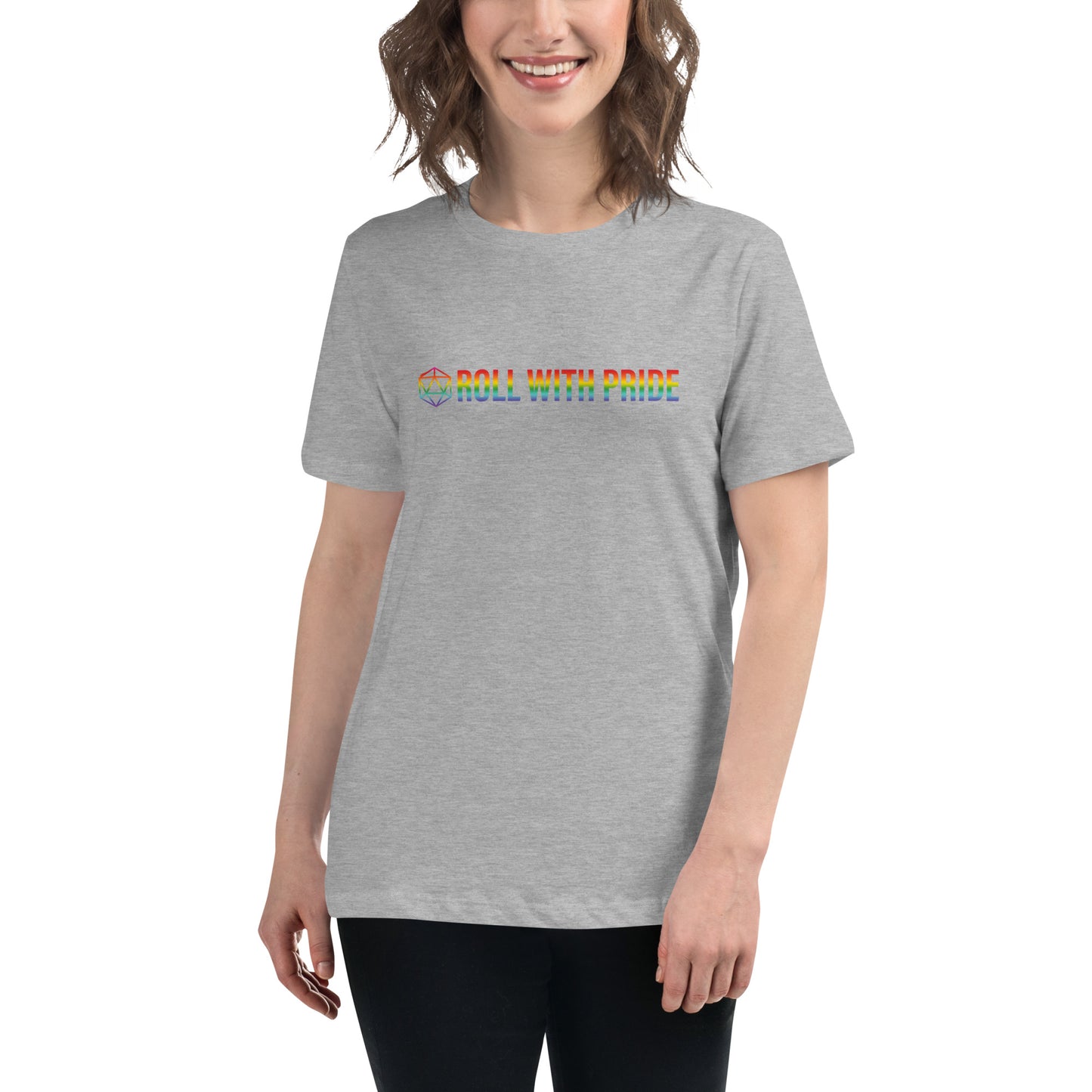 Women's Roll with Pride Reversed d20 Relaxed T-Shirt