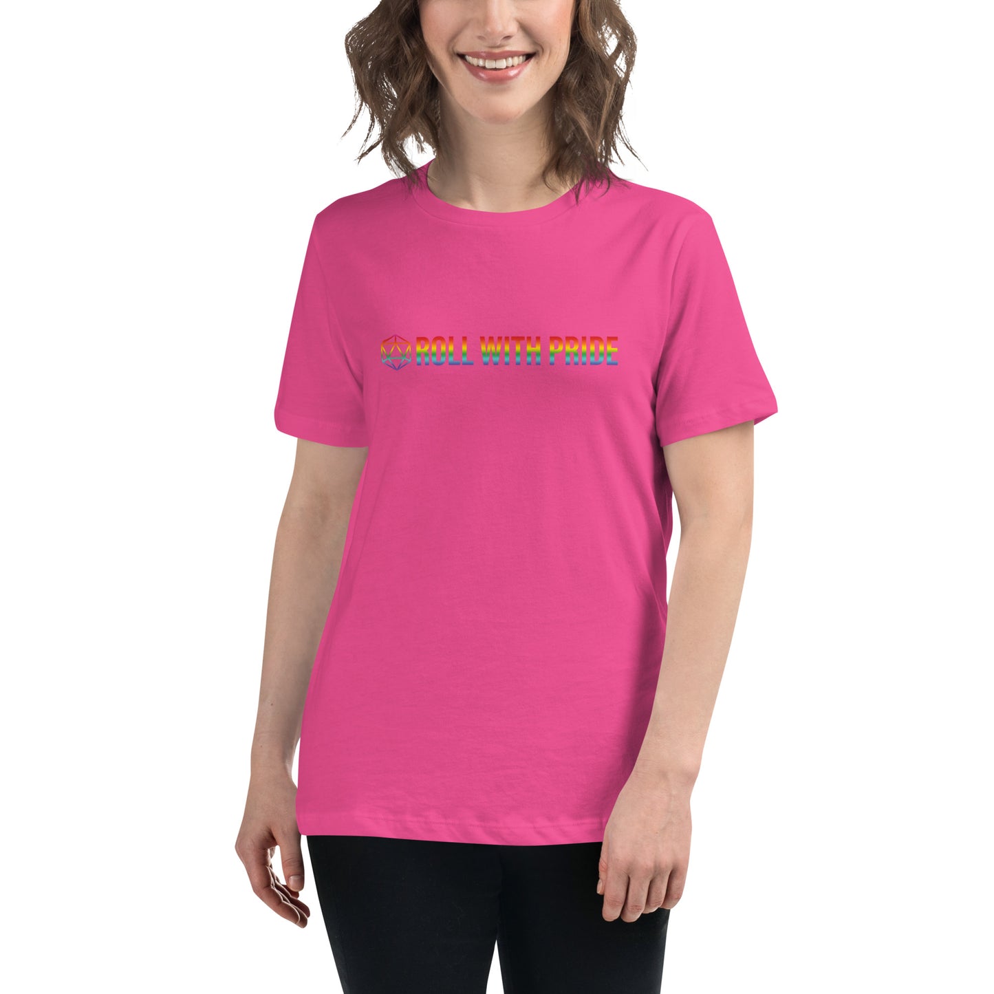 Women's Roll with Pride Reversed d20 Relaxed T-Shirt