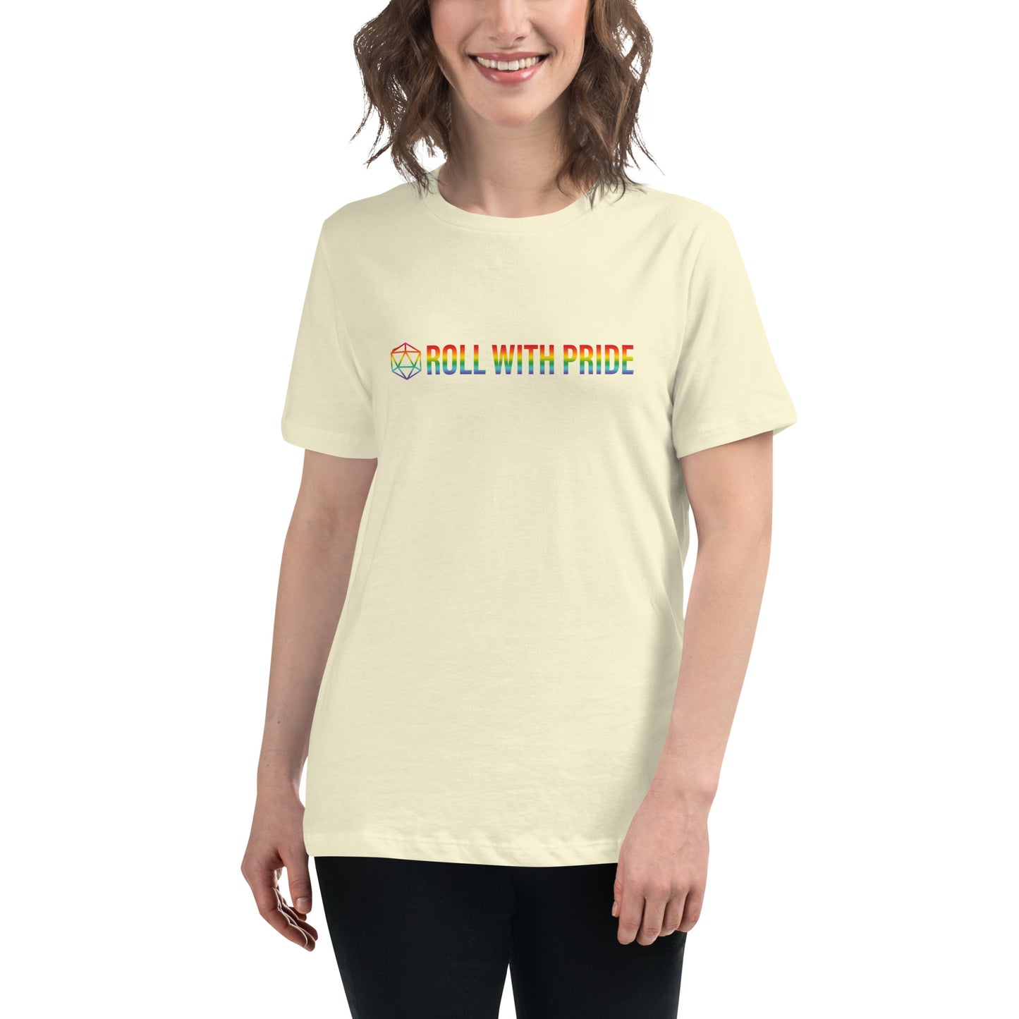 Women's Roll with Pride Reversed d20 Relaxed T-Shirt