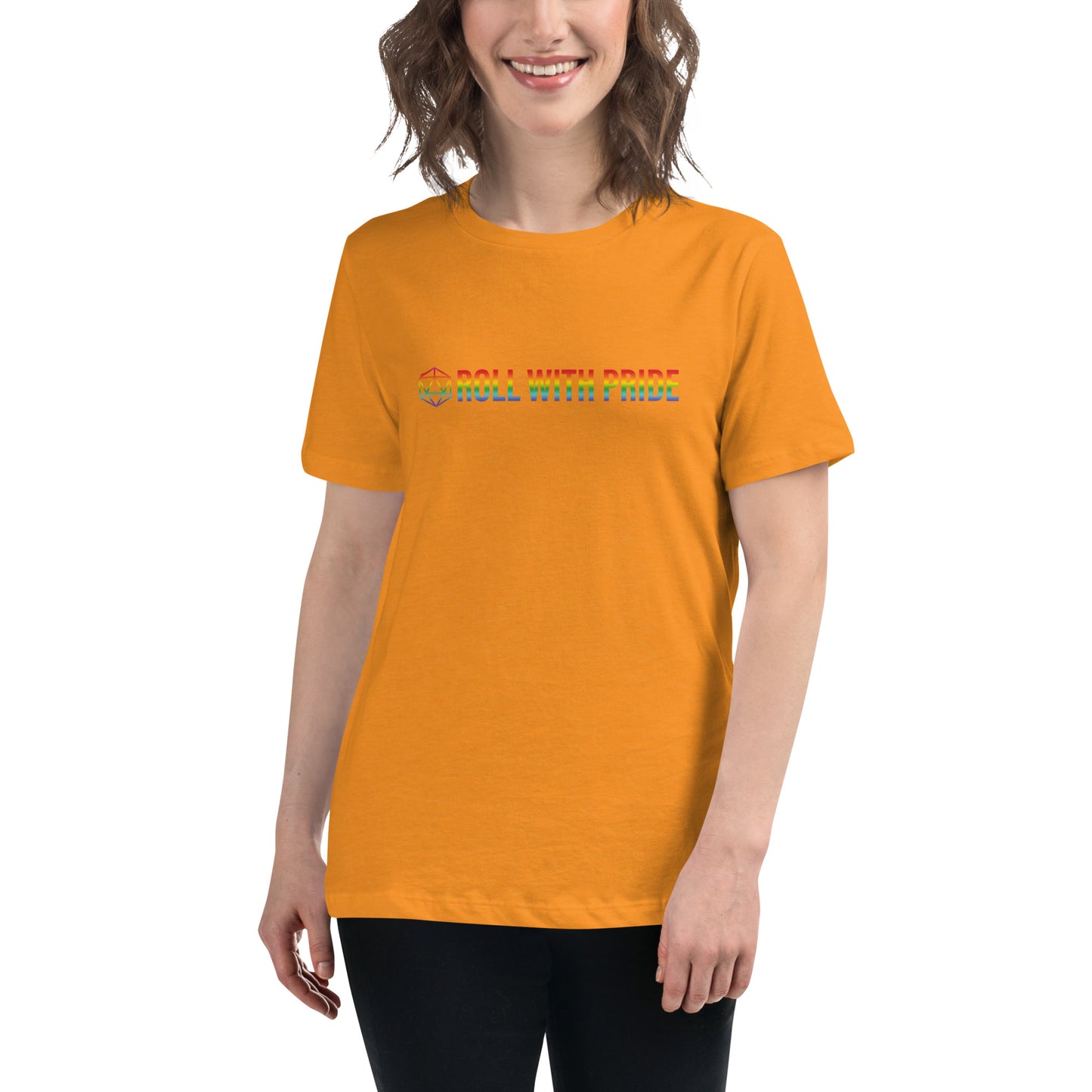 Women's Roll with Pride Reversed d20 Relaxed T-Shirt