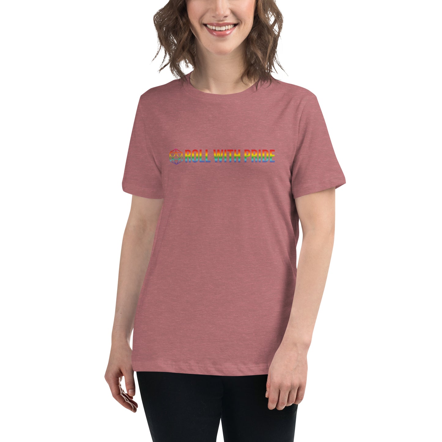 Women's Roll with Pride Reversed d20 Relaxed T-Shirt