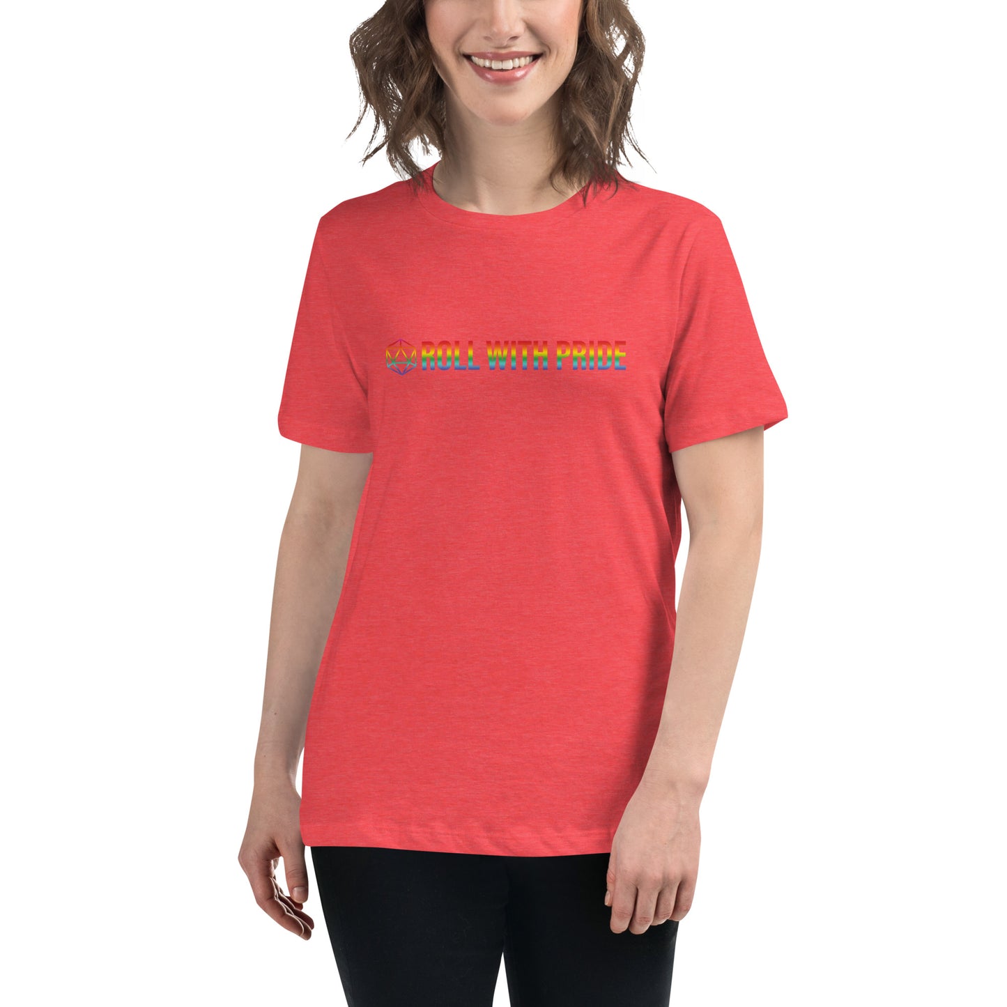 Women's Roll with Pride Reversed d20 Relaxed T-Shirt