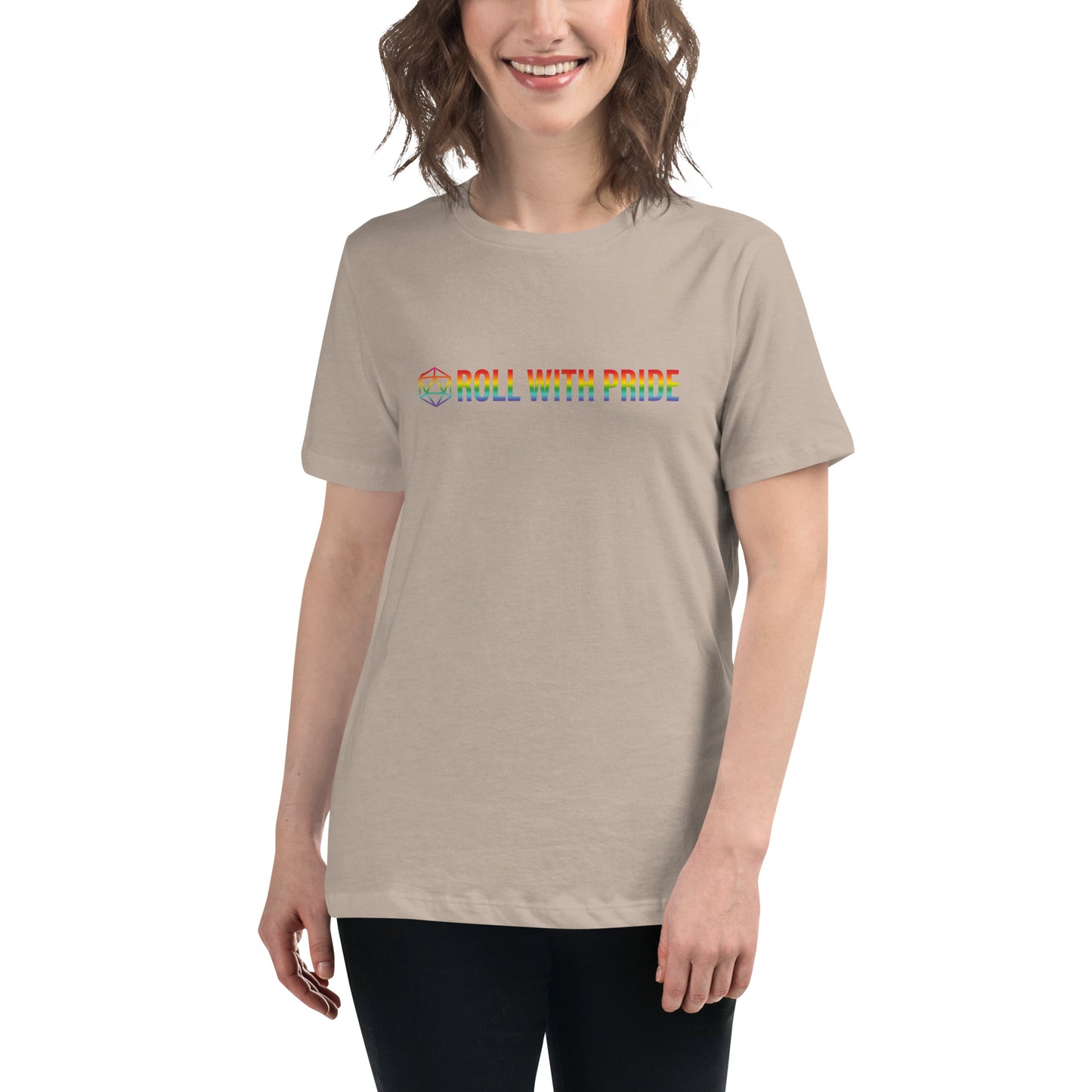 Women's Roll with Pride Reversed d20 Relaxed T-Shirt