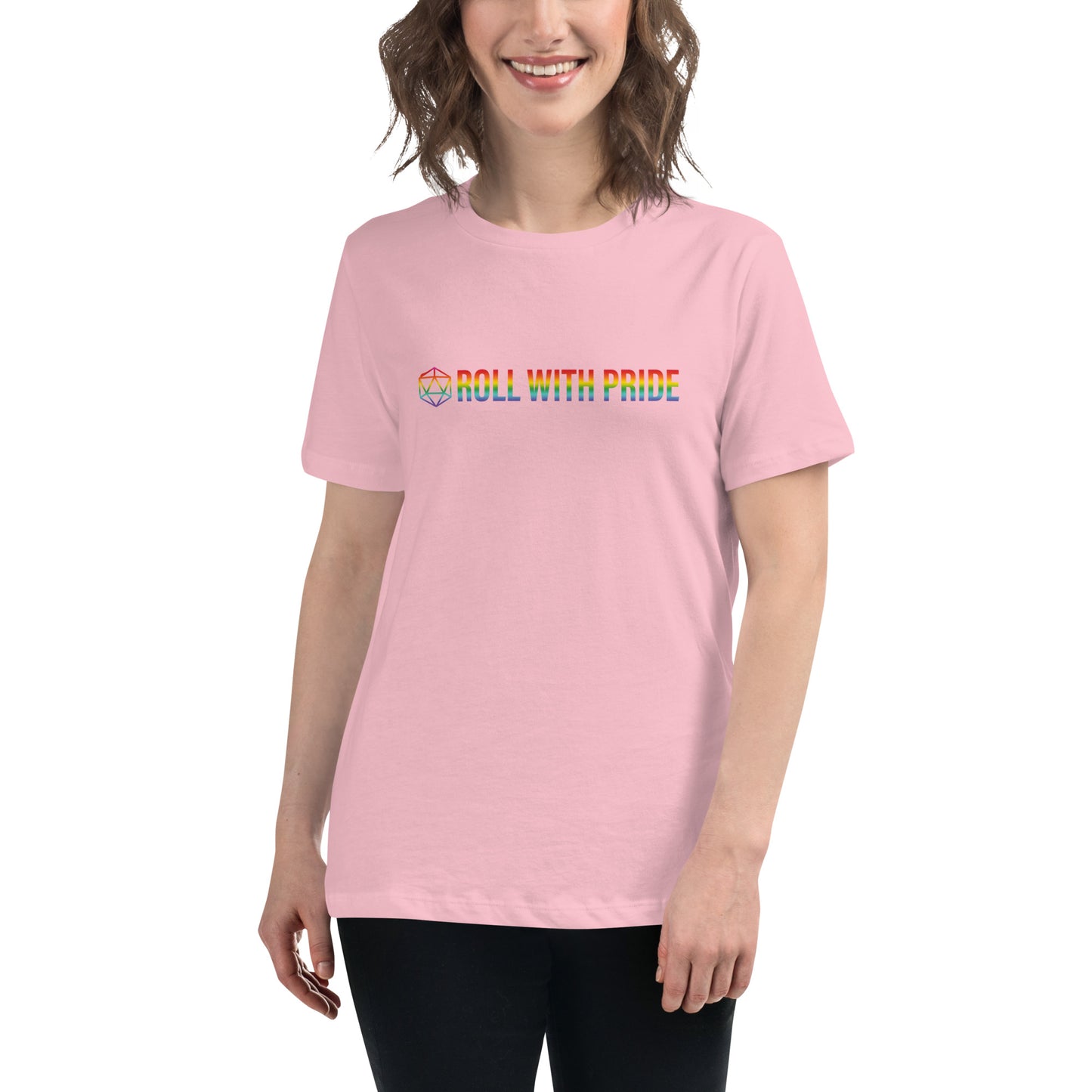 Women's Roll with Pride Reversed d20 Relaxed T-Shirt