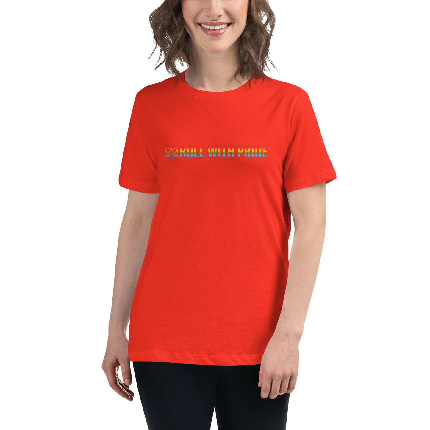Women's Roll with Pride Reversed d20 Relaxed T-Shirt