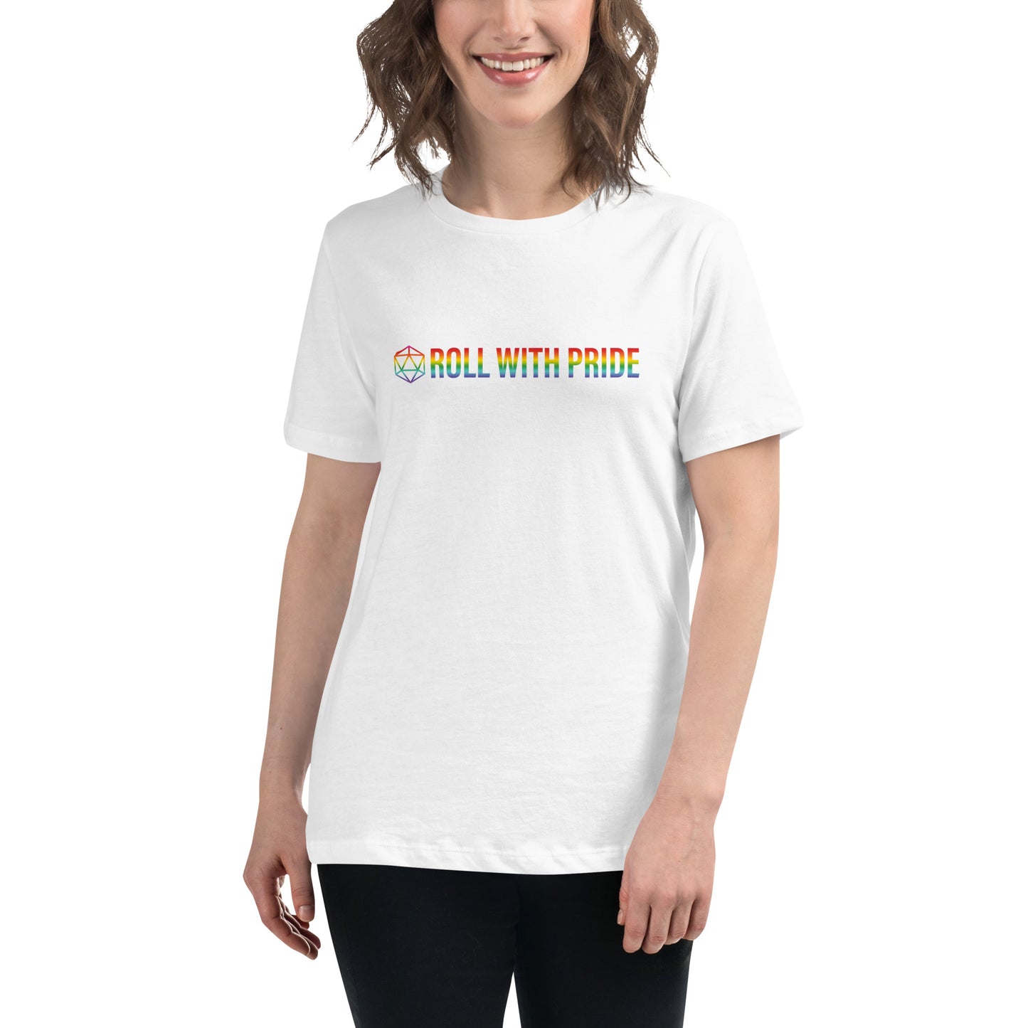 Women's Roll with Pride Reversed d20 Relaxed T-Shirt