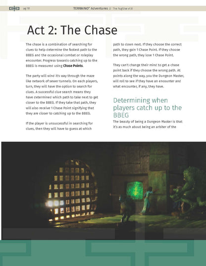The Fugitive: A 5e/PF2 Adventure with new TERRAINO Templates & Printable Textures