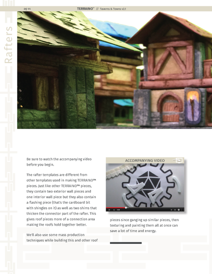 TERRAINO Taverns & Towns Instructions, Tools & Templates