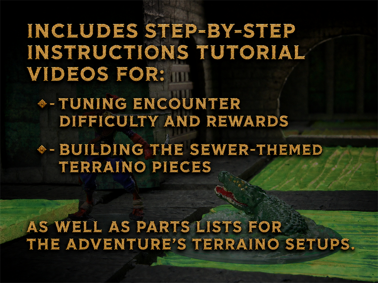 TEST - The Fugitive - A 5e TERRAINO Adventure & Sewers Add-on