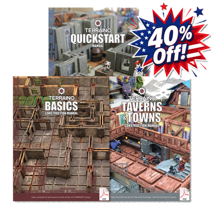Save 40% on the TERRAINO Dungeons & Towns Starter bundle. 
