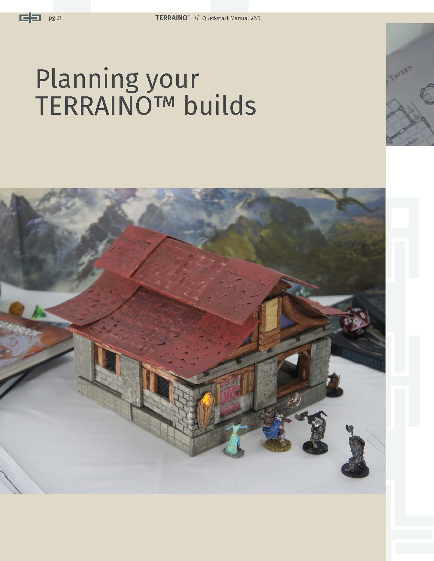 Save time and unneeded work by planning your your TERRAINO tabletop terrain builds.