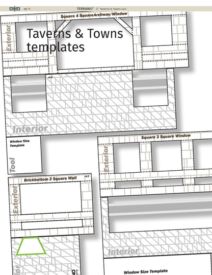 Templates printable on any home, office or store printer make creating pieces a snap.