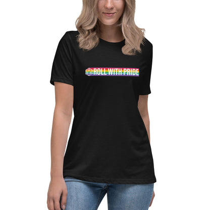 Women's Roll with Pride Rainbow d20 Relaxed T-Shirt