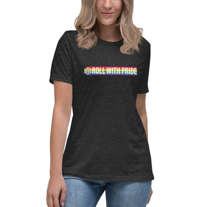 Women's Roll with Pride Rainbow d20 Relaxed T-Shirt