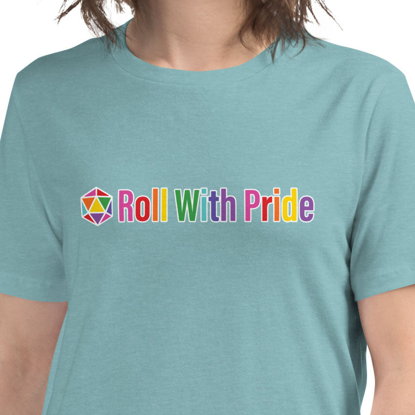 Women's Roll with Pride Faceted d20 Relaxed T-Shirt