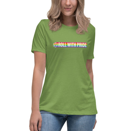 Women's Roll with Pride Rainbow d20 Relaxed T-Shirt