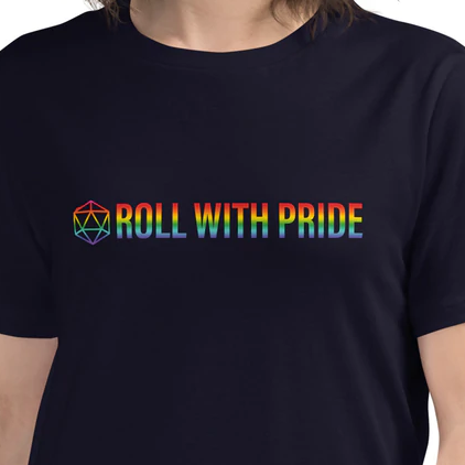 Women's Roll with Pride Reversed d20 Relaxed T-Shirt